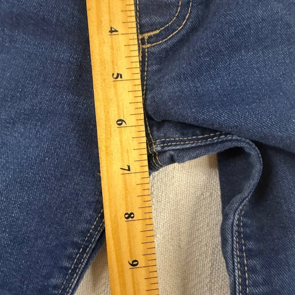 Old Navy Boys Dark Wash Straight Leg Jeans Elastic Waist Size 4T Blue Denim